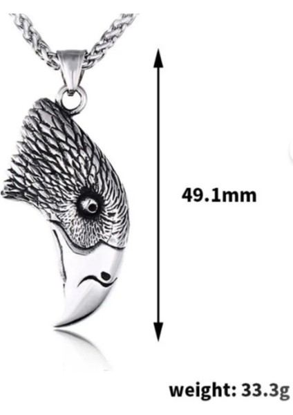 Paslanmaz Çelik Kartal Kolye fiyatları