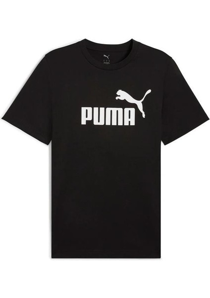 68253201 Ess No.1 Logo Tee Black Erkek T-Shirt modelleri