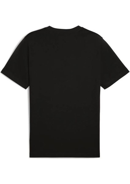 68253201 Ess No.1 Logo Tee Black Erkek T-Shirt fırsatları