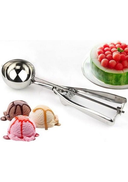 Dondurma Kaşığı , Dondurma Kepçesi Kurabiye Meyve Sunum Kaşığı Çek Bırak Otomatik Kepçe
