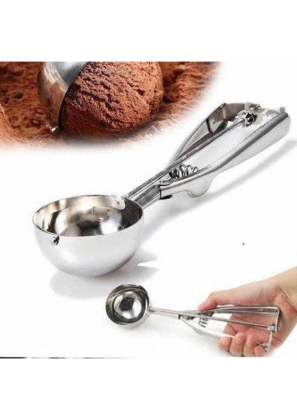 Dondurma Kaşığı , Dondurma Kepçesi Kurabiye Meyve Sunum Kaşığı Çek Bırak Otomatik Kepçe fiyatları