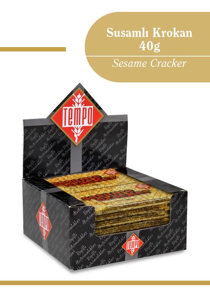 Susam Krokan 40 G x 12 Adet - Sesame Cracker