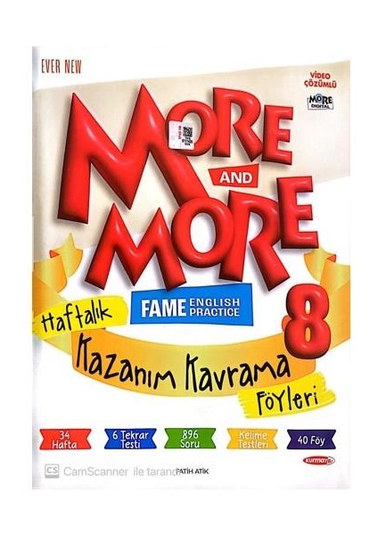 Kurmay Elt More And More 8. Sınıf Lgs Haftalık Kazanım Kavrama Föyleri
