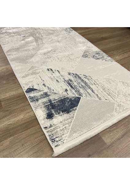 Zenith 1033 Mikrofiber Kaymaz Taban Yıkanabilir Antibakteriyel Modern Mavi Halı fiyatları