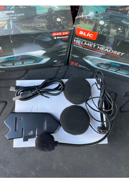 Blic Motosiklet Kask Interkom Bluetooth Intercom Kulaklık Seti modelleri