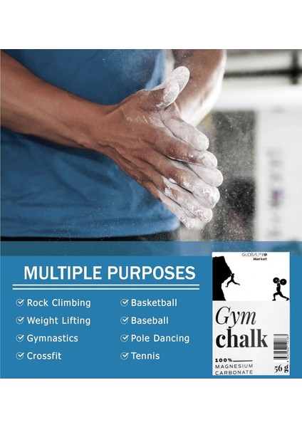 Blok Halinde Magnezyum Karbonat Gym Chalk Dağ tırmanma halter spor fırsatları