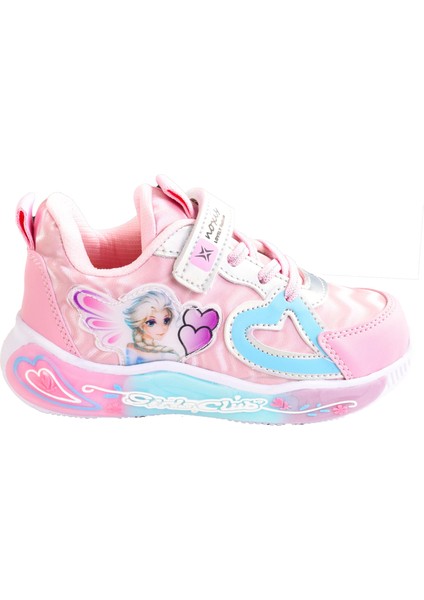 Kız Çocuk Siyah & Pembe Işıklı Spor Ayakkabı Sneakers fiyatları