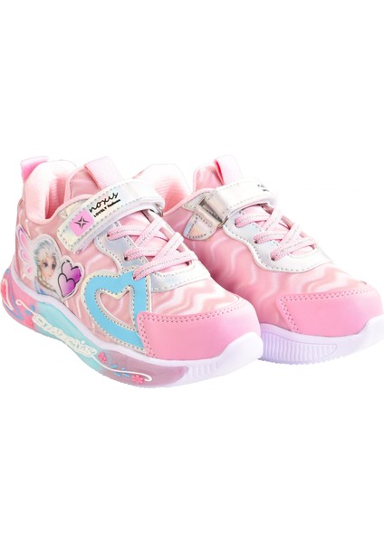 Kız Çocuk Siyah & Pembe Işıklı Spor Ayakkabı Sneakers modelleri