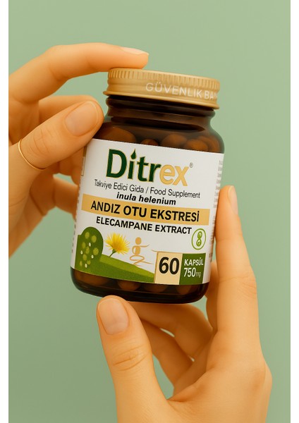 Ditrex 750 mg inula helenium Kapsül yapışkan andız otu