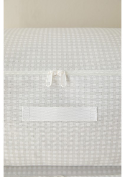4 Adet Orta Boy Gri Pötikare Baza Altı Valiz Düzenleyici Hurç 52 x 28 x 21 cm indirimleri