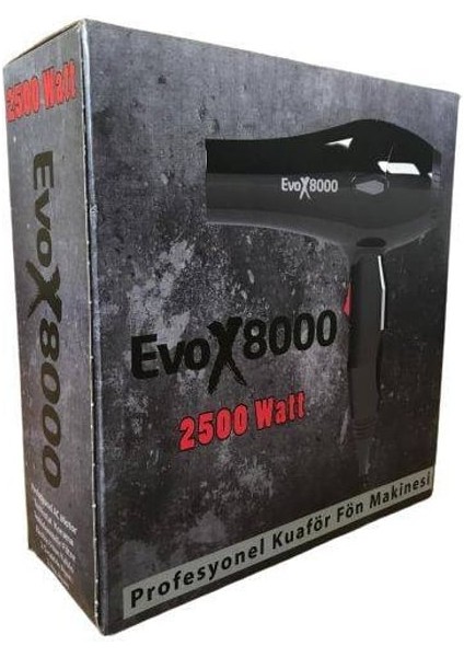 EVOX8000 2500 W Saç Kurutma Makinası modelleri