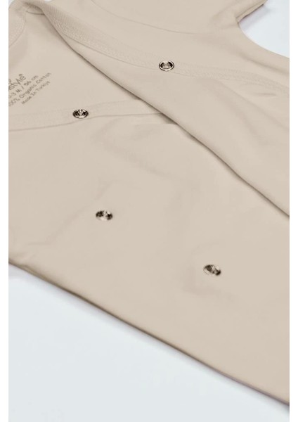 Nessiworld Bistyle Organik Natural Basic Style Kruvaze Uzun Kol Body BS17102 Bej fırsatları