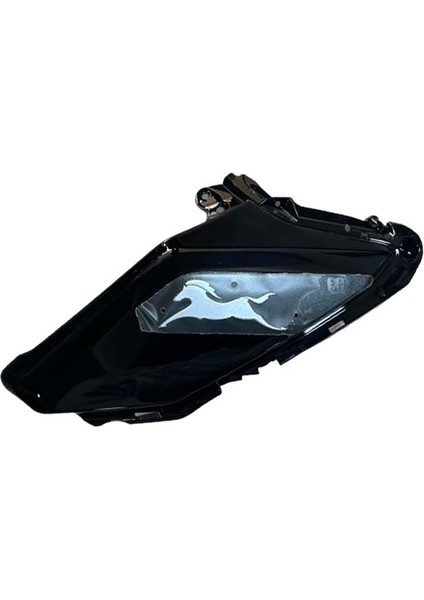 Tvs Raider 125 Sol Depo Önü Üst Grenajı Paneli Parlak Siyah A