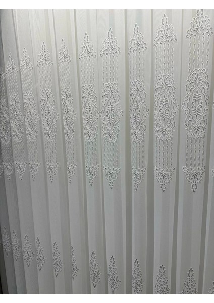 Nivemeshome Pırıltı Gümüş Detaylı 1/3 Sık Pileli Tül Perde Apm fiyatları