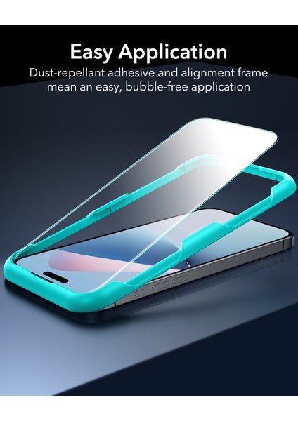 iphone 16 Pro Anti-Static Temperli Full Cam Ekran Koruyucu 2 Adet fiyatları