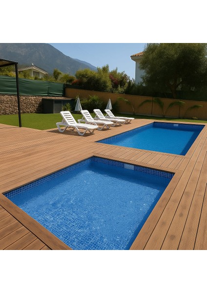 Fiberglass Polyester Havuz 3,20X7,20 M - Derinlik 1,45 M. Mavi - Life fiyatları