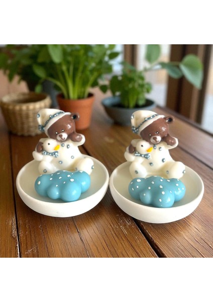 Hediyelik Mum, Ayıcık ve Bulut Model, Çocuk, Bebek. modelleri