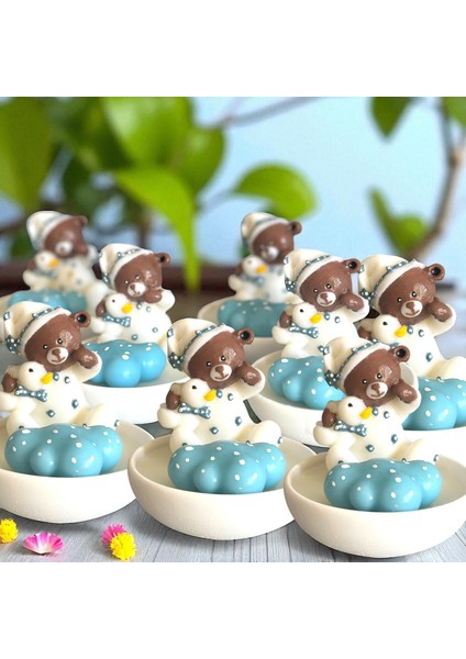 Hediyelik Mum, Ayıcık ve Bulut Model, Çocuk, Bebek. fırsatları