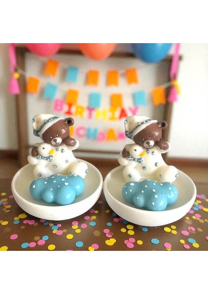 Hediyelik Mum, Ayıcık ve Bulut Model, Çocuk, Bebek. indirimleri