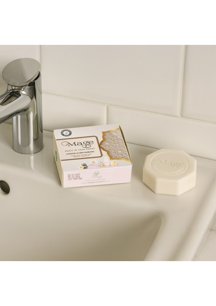 Hamam ve Spa Sabunu - Beyaz - 100 gr