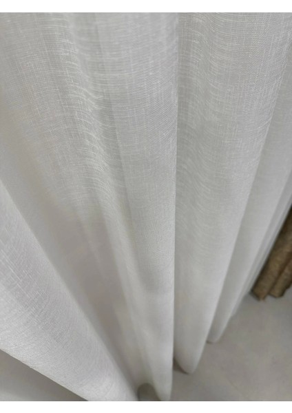 Nivemeshome Keten Tül Eymes Sezer Çöl Tasarım 1/3 Sık Pileli Tül Perde Apm indirimleri