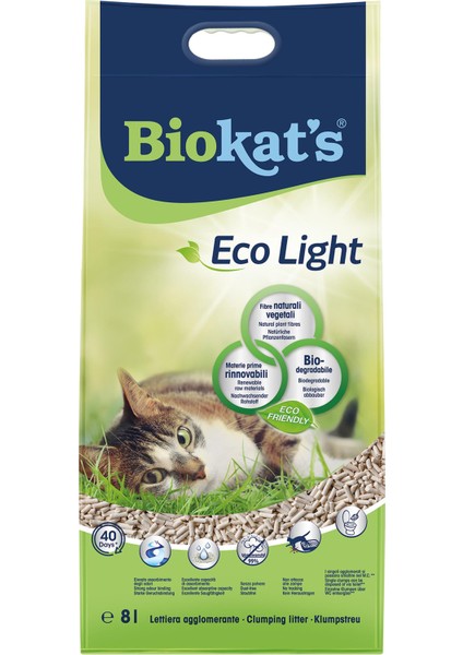 Pelet Kedi Kumu Eco Light 8lt