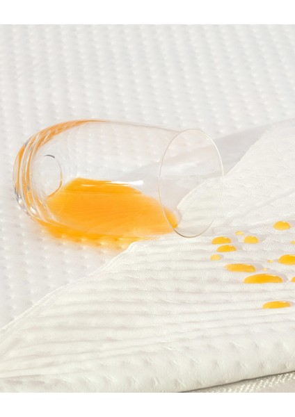 Clarte Sıvı Geçirmez Fitted Çift Kişilik Yatak Alezi - Beyaz indirimleri