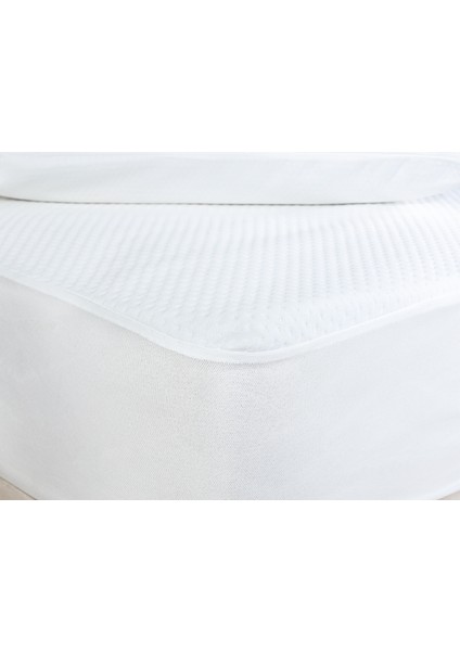 Clarte Sıvı Geçirmez Fitted King Size Yatak Alezi - Beyaz
