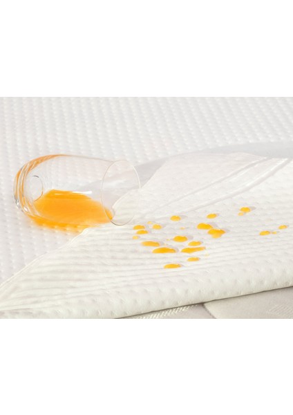 Clarte Sıvı Geçirmez Fitted King Size Yatak Alezi - Beyaz