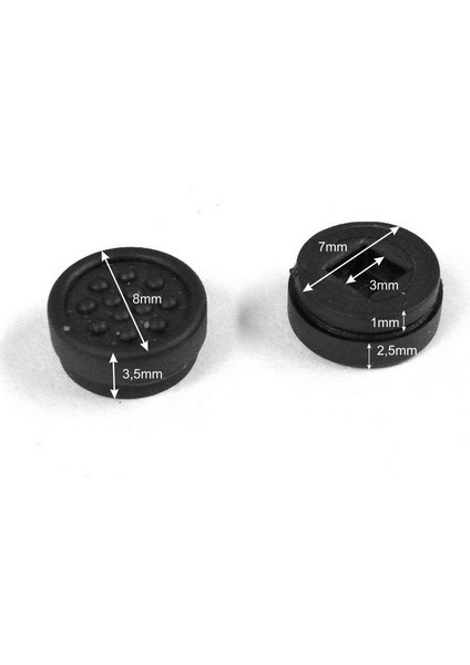 Trackpoint Klavye Siyah Tuş (Dar Delik) 3mm fiyatları