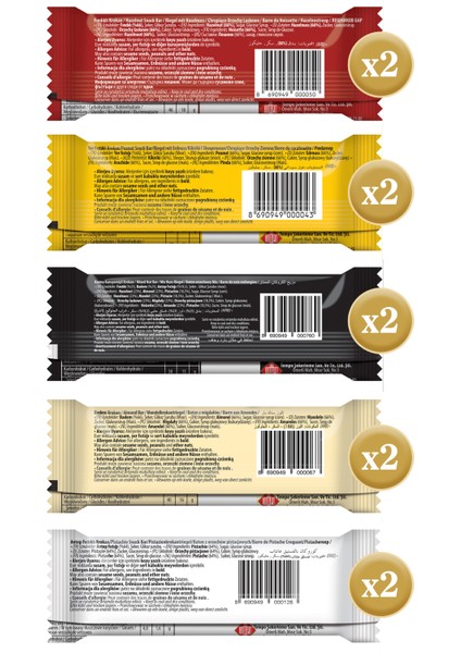 Karma Krokan Kutu x 10 Adet (5 Çeşit) modelleri