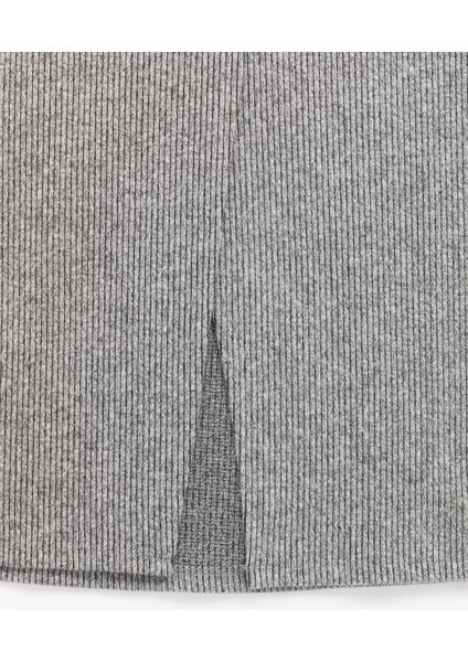 Rahat Kalıp Normal Bel Midi Yırtmaçlı Etek fırsatları