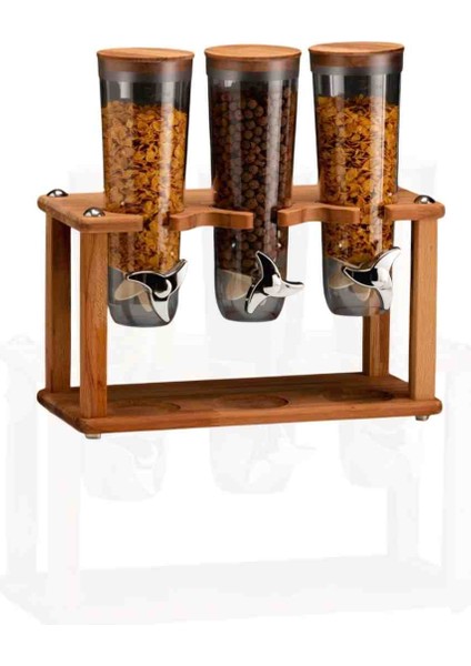 3 Lü Ahşap Cornflakes