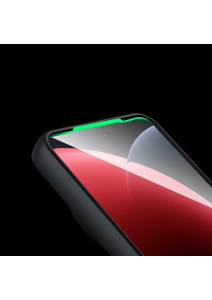 Xiaomi 15 Ultra Kılıf Kamera Korumalı Şeffaf Arka Yüzey Prl New Roll Kapak - Siyah