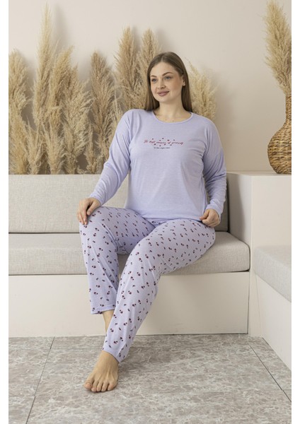 Kadın Yazlık Desenli Uzun Kollu Viskon Battal Pijama Takımı fiyatları