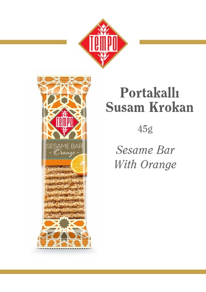 Portakallı Susam Krokan 45 G x 12 Adet fiyatları
