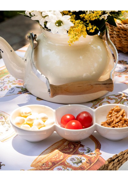 New Petit Concept 4 Bölmeli Küçük Sunum Tabağı indirimleri