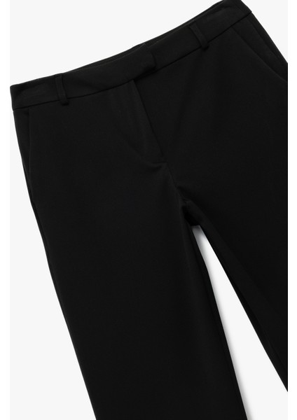 Cepli Düz Paça Kumaş Pantolon modelleri