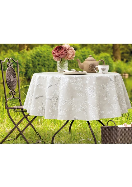 Exorde Pvc Masa Örtüsü - Gri - 140 cm modelleri