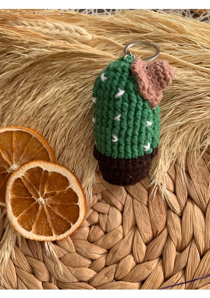 Örgü Kaktüs Anahtarlık / Çanta Süsü fiyatları