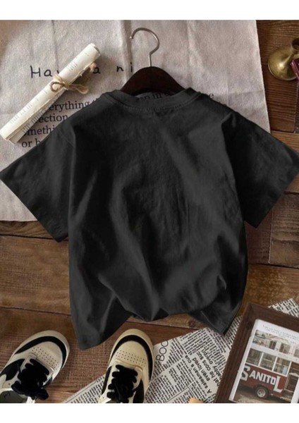 Malkoçbey Panter Kurdela Baskılı Oversize Unisex Basic T-Shirt fiyatları