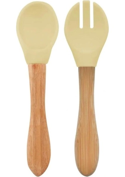 Nessiworld Mama Kaşığı ve Çatal Seti Mellow Yellow