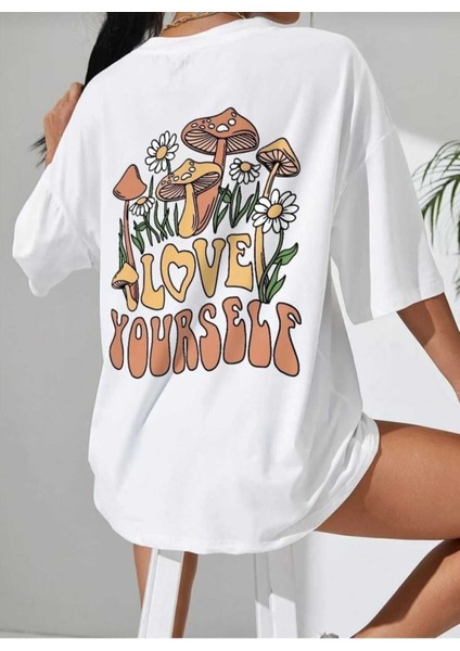 Malkoçbey Love Yourself Baskılı T-Shirt fiyatları