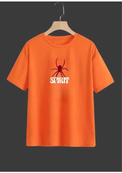 Malkoçbey Spirint Baskılı Oversize Unisex Basic T-Shirt fiyatları