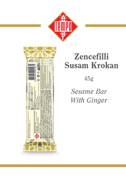 Zencefilli Susam Krokan 45 G x 12 Adet fırsatları