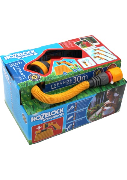 101261H Wonderhoze 30M Uzayan Hortum Setı - Sprey Tabanca Hedıyelı