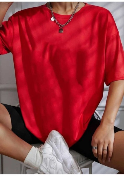 Los Angeles Sırt Baskılı O Yaka Oversize Unisex Basic T-Shirt fiyatları