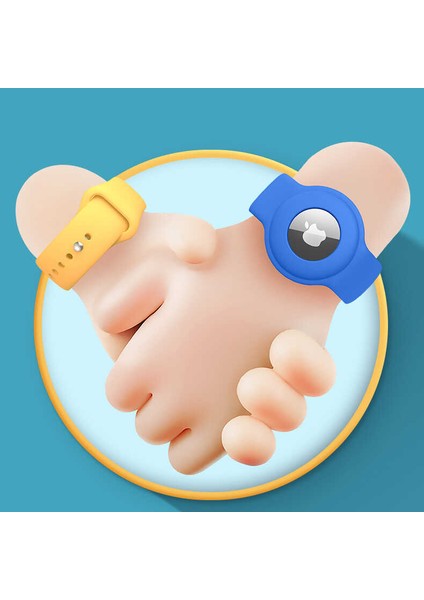 Uyumlu Airtag Anahtarlık Kordon Kflg - Lavendery Gray fırsatları