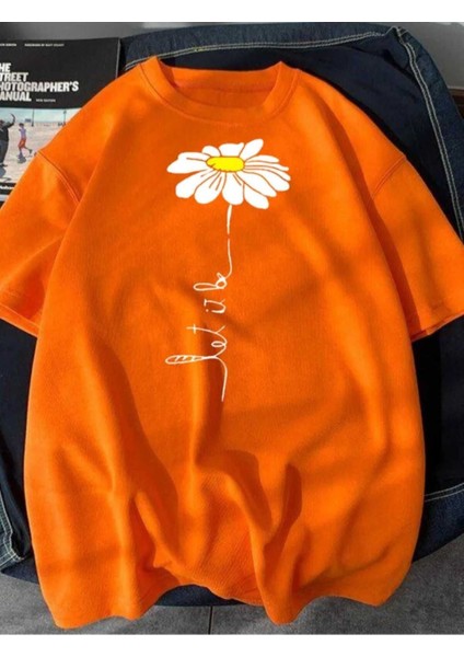Malkoçbey Never Baskılı Oversize Unisex Bisiklet Yaka Sweatşhirt