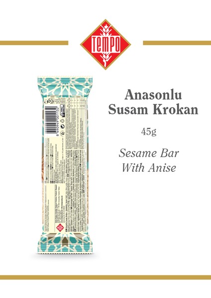 Anasonlu Susam Krokan 45 G x 12 Adet fırsatları